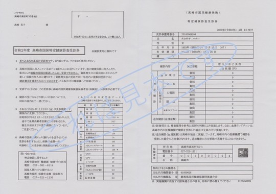 一般健診 特定健診 大腸内視鏡 胃カメラ I 桐山クリニック 高崎 群馬 埼玉